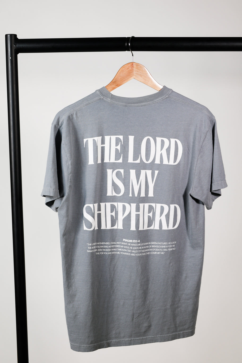 Psalms 23: Light Grey and White