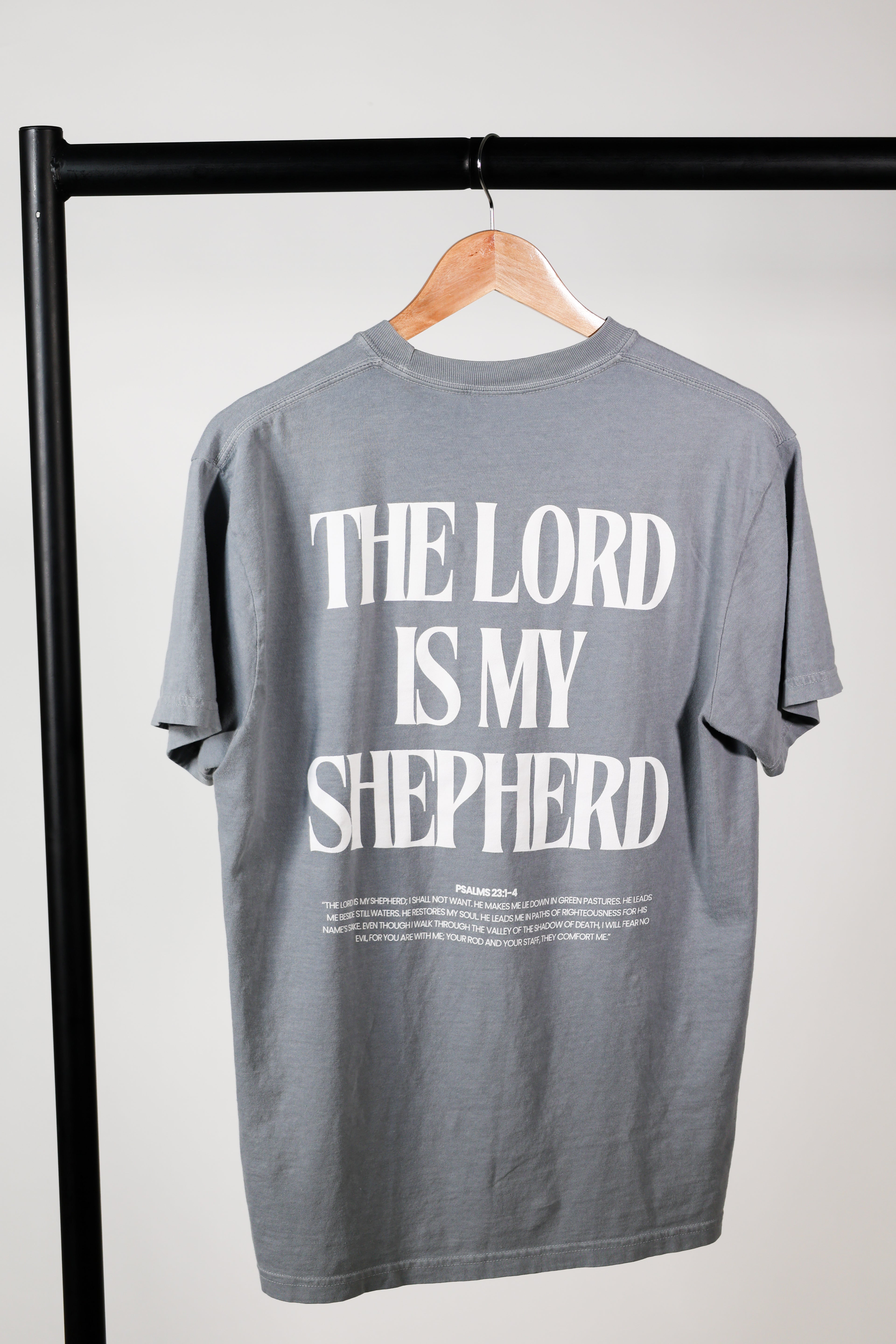 Psalms 23: Light Grey and White