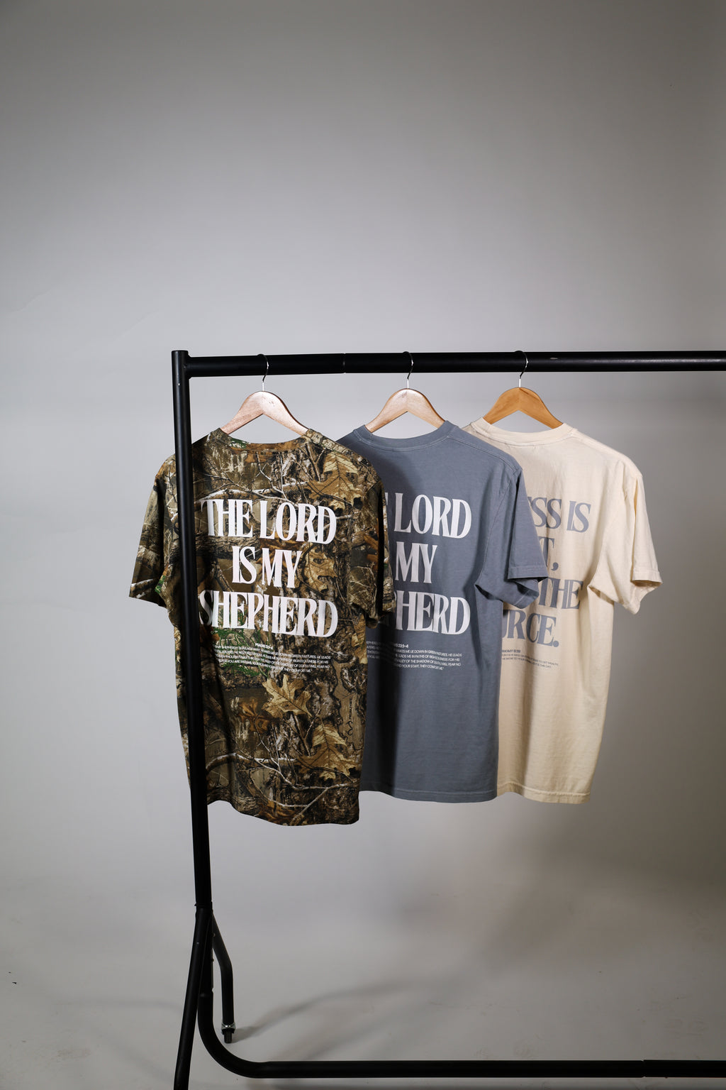 Psalms 23: Light Grey and White