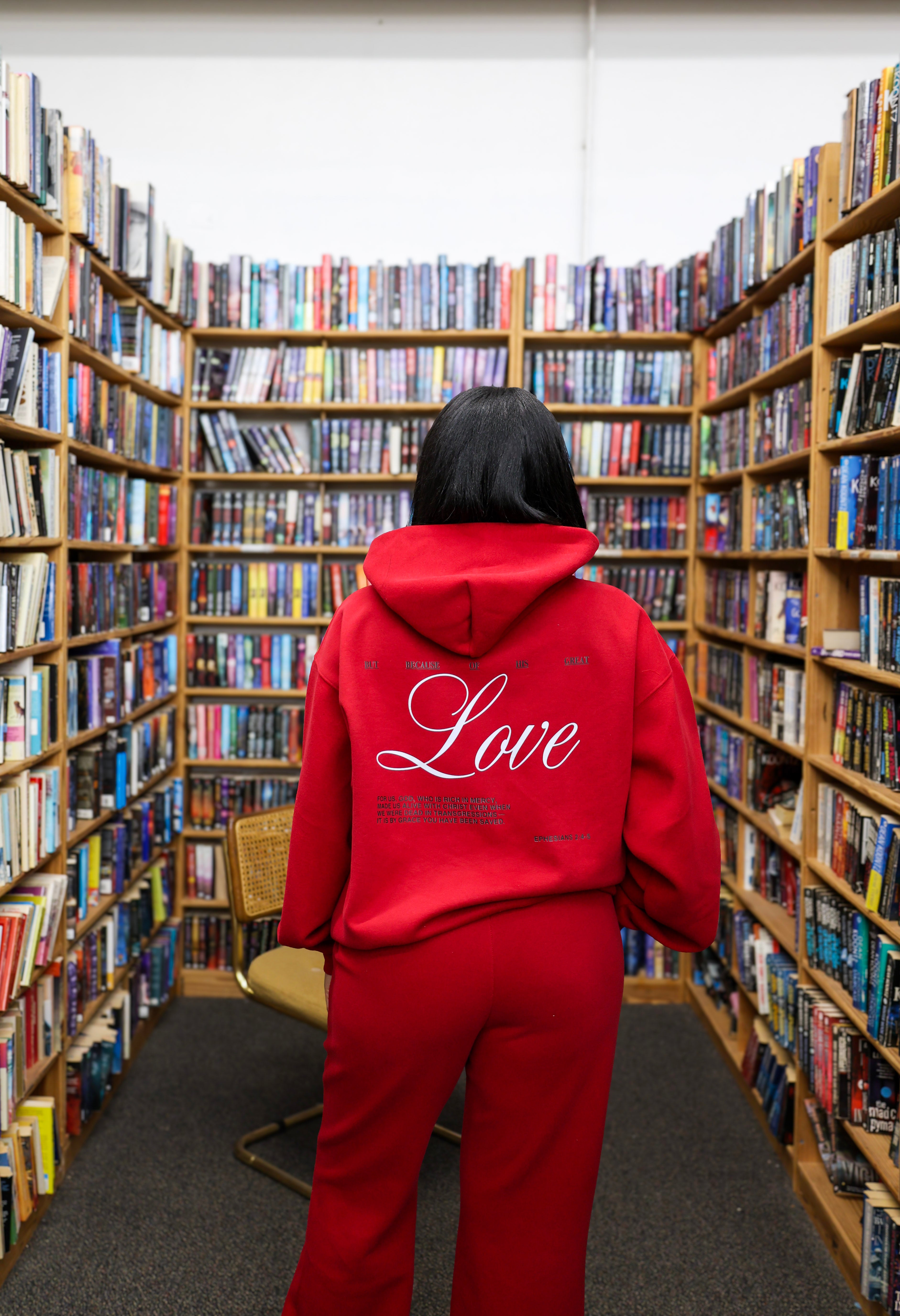 God's Love Sweatsuit : Red