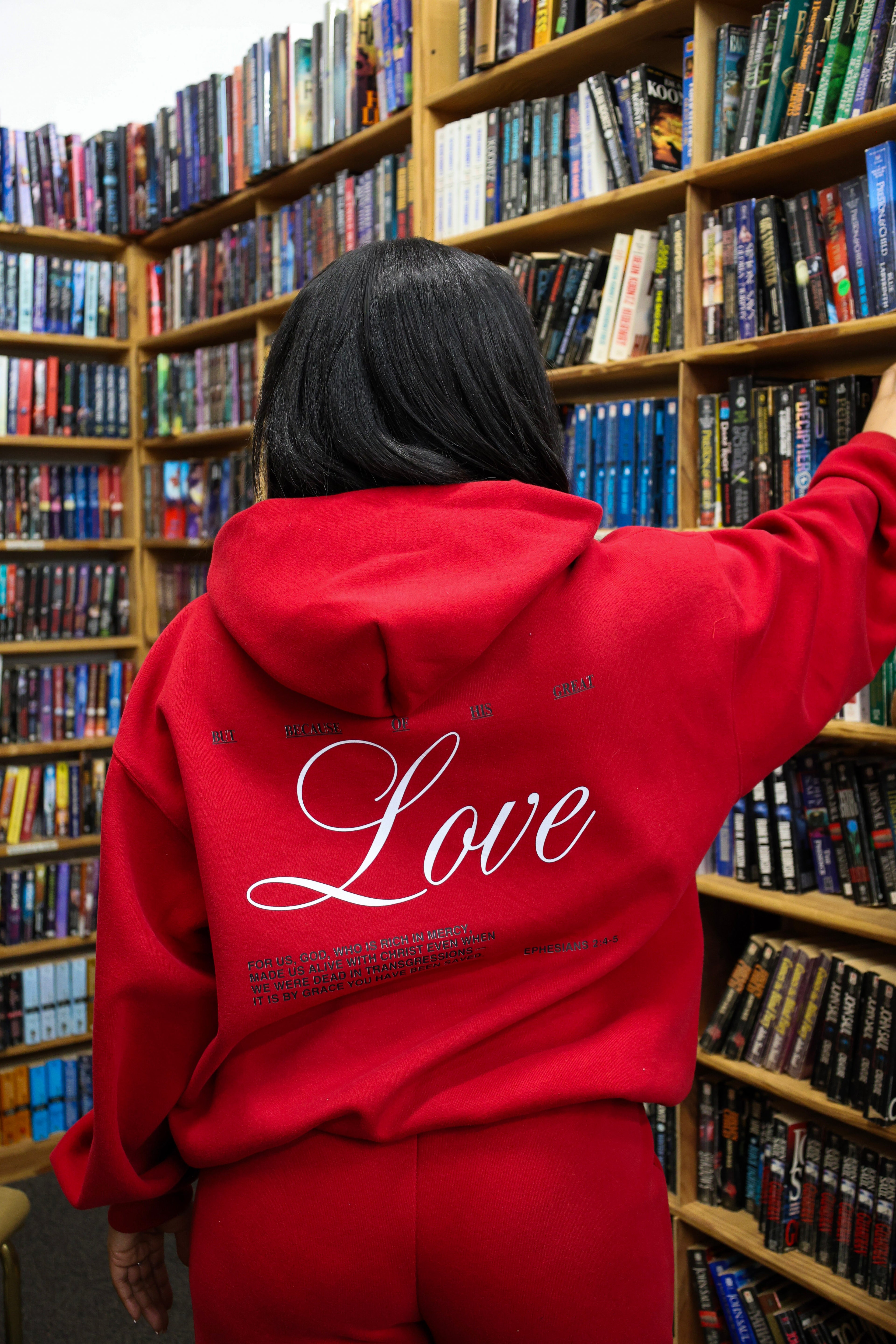 God's Love Sweatsuit : Red